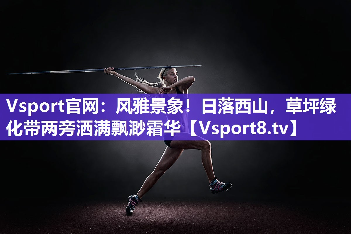 Vsport官网：风雅景象！日落西山，草坪绿化带两旁洒满飘渺霜华